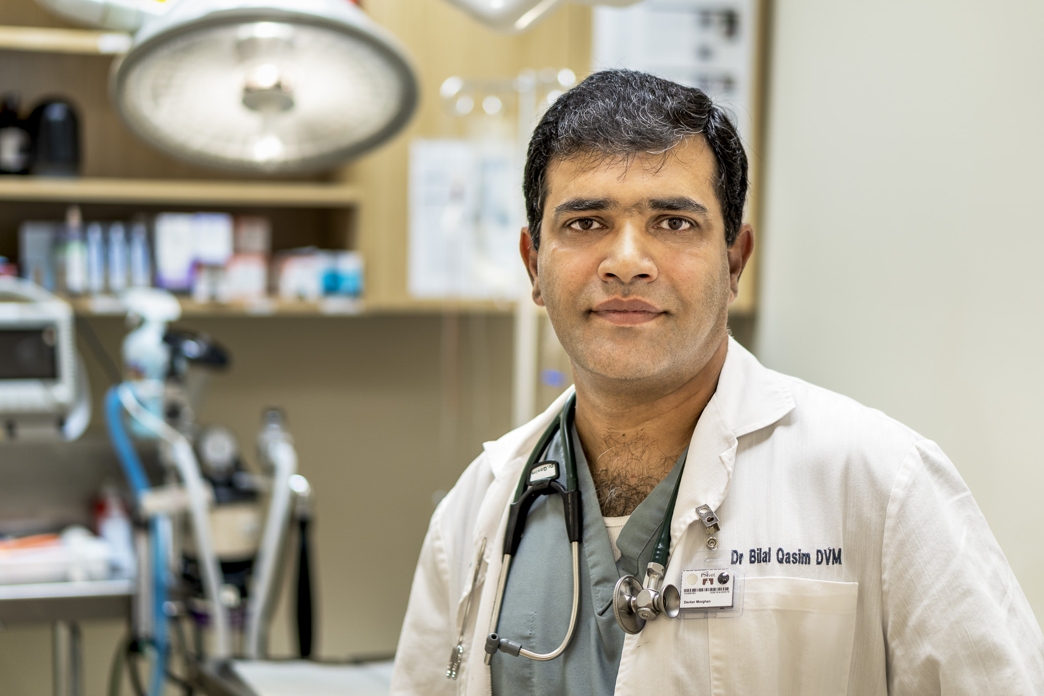 Veterinarian Dr. Bilal Qasim
