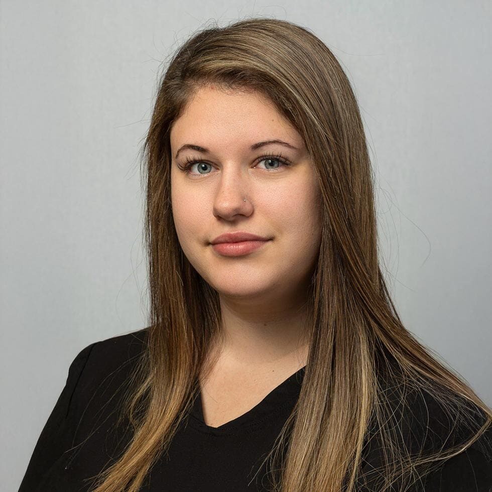 Brandie posing for a professional photo