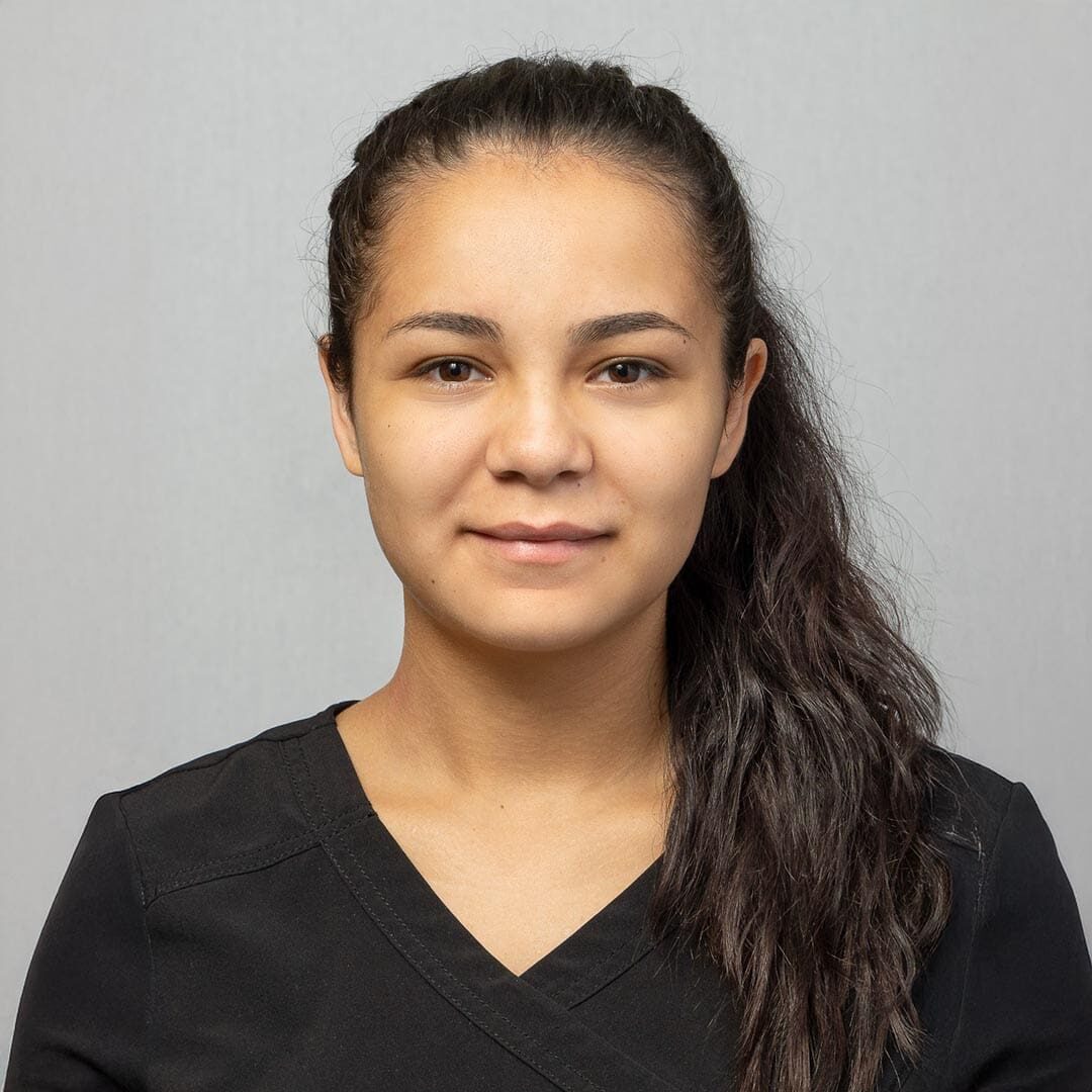 Yesenia posing for a professional photo